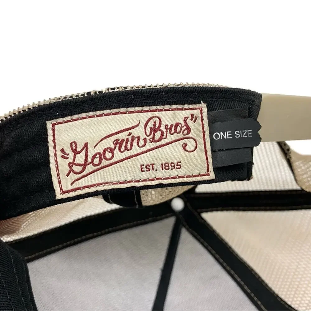GOORIN BROS. The C ock Baseball Trucker Hat Black Tan - Picture 7 of 7